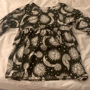 ❌SOLD❌ Moon Sun Stars Babydoll Dress